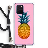 Grote ananas: Samsung Galaxy Note 10 Lite Transparant Hoesje met koord
