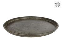 Onderbord Rayan antiek zink gerecycled metaal 54x54x3cm