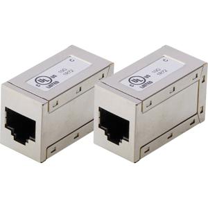 Digitus AT-AG-8-8-C6S-2 Digitus CAT 6, modulaire koppeling, afgeschermd - 2 stuks AT-AG-8-8-C6S-2 RJ45, behuizing (koppeling) Aantal polen (sensoren) 8 Zilver