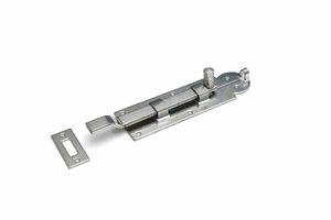 Plaatschuif bocht 100mm verzinkt