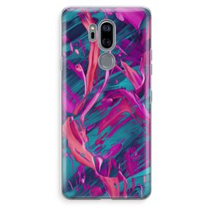 Pink Clouds: LG G7 Thinq Transparant Hoesje