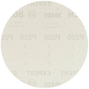 Bosch Accessories EXPERT M480 2608900694 Schuurnet voor excentrische schuurmachine Ongeperforeerd Korrelgrootte (num) 220 (Ø) 150 mm 5 stuk(s)
