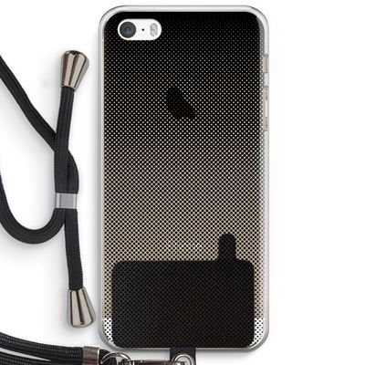Musketon Halftone: iPhone 5 / 5S / SE Transparant Hoesje met koord