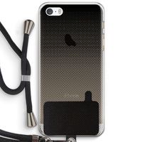 Musketon Halftone: iPhone 5 / 5S / SE Transparant Hoesje met koord