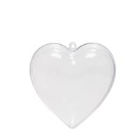 Vaessen Creative • plastic hart 2-delig 8cm 250pcs