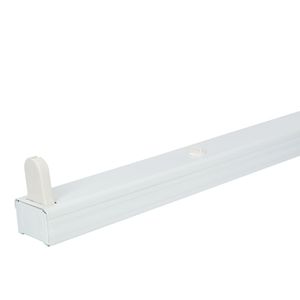 20x LED armatuur 120 cm IP20 voor droge ruimtes enkele uitvoering geschikt voor één buis