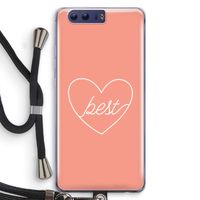 Best heart: Honor 9 Transparant Hoesje met koord