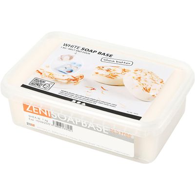 Creativ Company Shea boter zeepbasis wit, 1kg