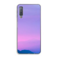 Sunset pastel: Samsung Galaxy A7 (2018) Transparant Hoesje