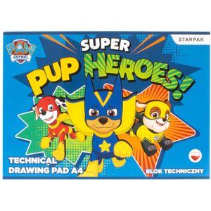 Tekenblok paw patrol a4, 10 vellen