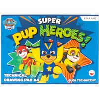 Tekenblok paw patrol a4, 10 vellen