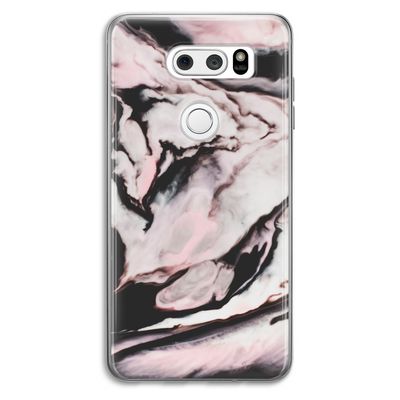 Roze stroom: LG V30 Transparant Hoesje