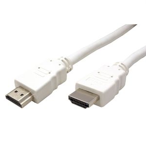VALUE HDMI High Speed Cable met Ethernet M-M, wit, 10 m