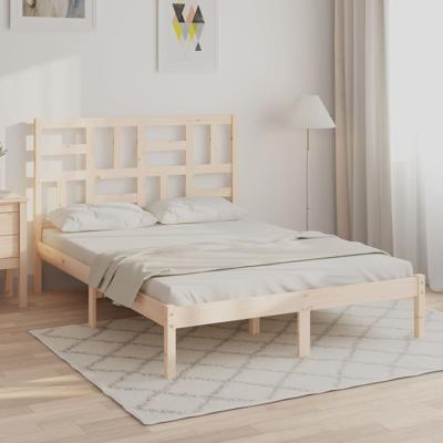 Bedframe massief hout 140x190 cm