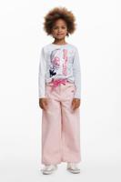 Gemêleerde Wide broek - RED - 13/14
