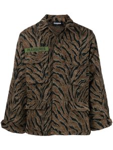 Pleasures veste Jungle à motif camouflage - Marron