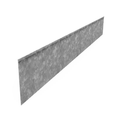 Kantopsluiting verzinkt staal geplet 230x0,3x29cm.