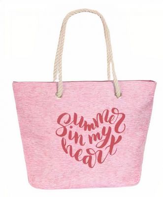 Fabrizio strandtas Summer In My Heart 41 liter polyester roze Fabrizio strandtas Summer In My Heart 41 liter polyester roze