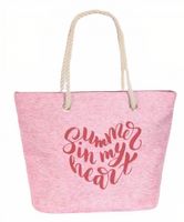 Fabrizio strandtas Summer In My Heart 41 liter polyester roze - thumbnail