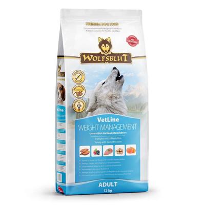 WOLFSBLUT VetLine Weight Management Turkey - droog hondenvoer - 12kg