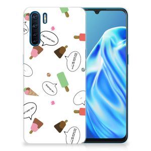 OPPO A91 Siliconen Case IJsjes