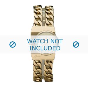Diesel horlogeband DZ5248 Roestvrij staal (RVS) Goud 21mm