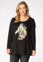 Yoek Tuniek Snowwhite flare | Zwart | Maat 54/56