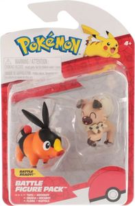 Pokemon Battle Figure Pack - Tepig & Rockruff