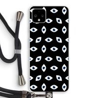 Eyes pattern: Pixel 4 XL Transparant Hoesje met koord