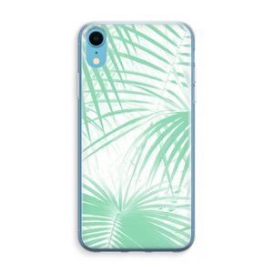Palmbladeren: iPhone XR Transparant Hoesje
