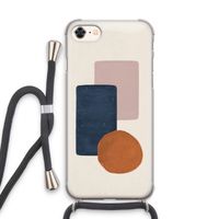 Geo #3: iPhone 8 Transparant Hoesje met koord