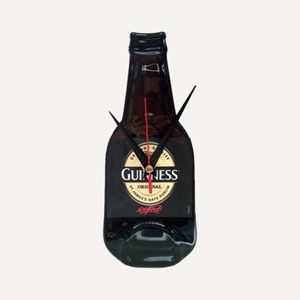 Wandklok - Guinness bier klok - bruin - 22,5 x 9 cm