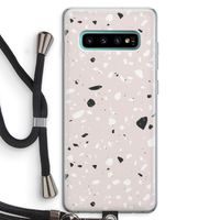 Terrazzo N°20: Samsung Galaxy S10 Plus Transparant Hoesje met koord
