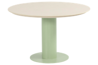 Hartman Girona tuintafel 120 cm rond kolom soft green