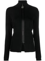 TOM FORD cardigan zippé à détail de cadenas - Noir