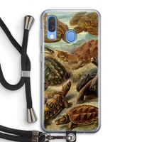Haeckel Chelonia: Samsung Galaxy A40 Transparant Hoesje met koord