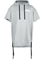 Haculla sweat à capuche à manches courtes - Gris