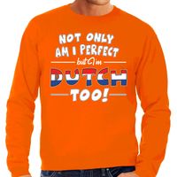 Not only perfect Dutch / Nederland sweater oranje voor heren