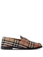 Burberry mocassins à carreaux - Noir