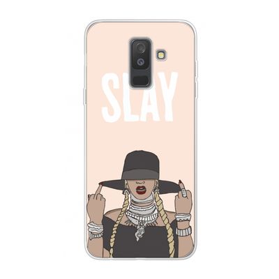 Slay All Day: Samsung Galaxy A6 Plus (2018) Transparant Hoesje