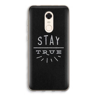 Stay true: Xiaomi Redmi 5 Transparant Hoesje