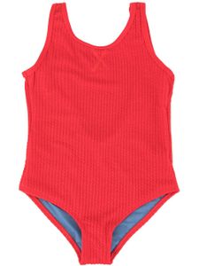 Duskii Girl maillot de bain Yara texturé - Rouge