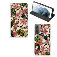 Samsung Galaxy S21 FE Smart Cover Flowers - thumbnail