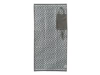 CRIVIT Strandmat 90 x 180 cm (Zwart/wit)