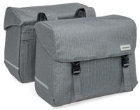 Dubbele fietstas New Looxs Mondi Joy Double - 38 liter - 39 x 18 x 32 cm (2x) - Nima Grey