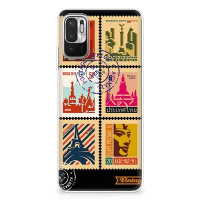 Xiaomi Redmi Note 10/10T 5G | Poco M3 Pro | Silliconen Back Cover | Postzegels