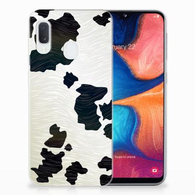 Samsung Galaxy A20e | TPU Hoesje | Koeienvlekken