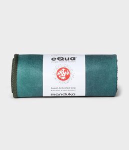 Manduka eQua Yoga Handdoek - Camo Green TD (Klein)