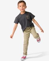 HEMA Kinder jogdenim skinny fit zand (zand)
