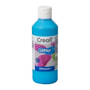 Creall glitterverf blauw, 250ml